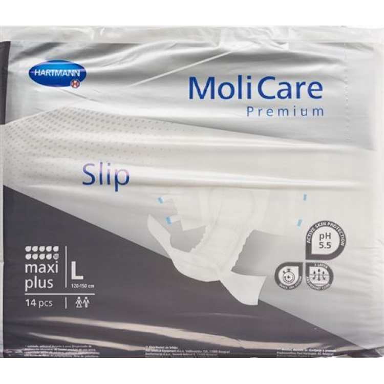 MoliCare Slip maxi plus 10 L silver 14 pcs