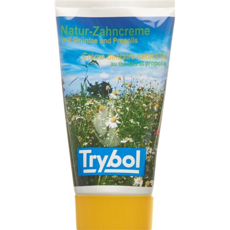 Trybol natural dantų pasta su žaliąja arbata ir propoliu Tb 150 ml