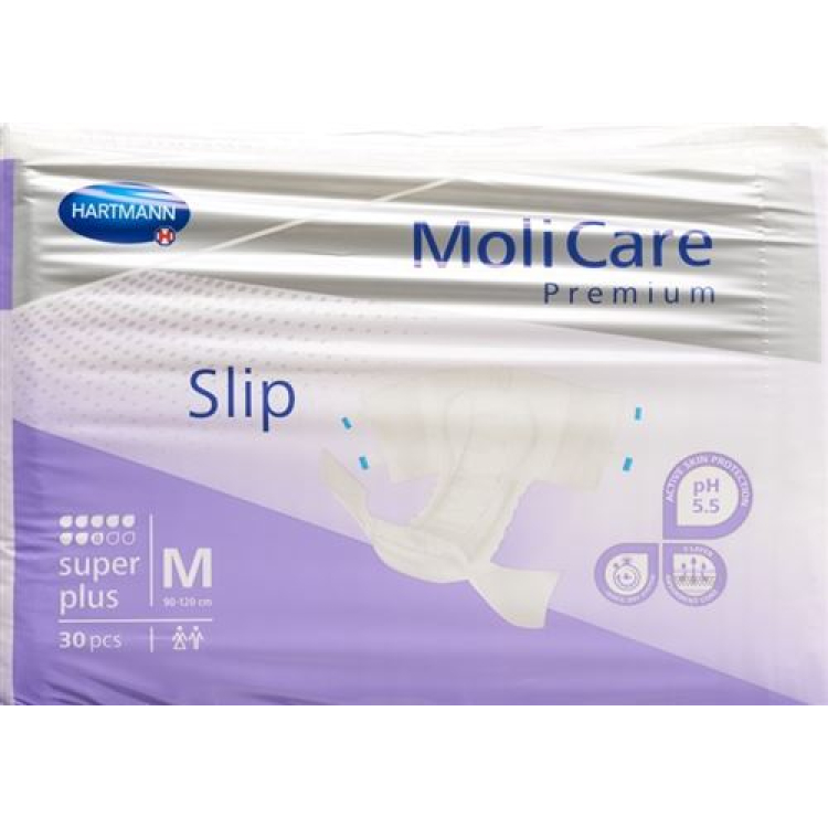 MoliCare Slip Super Plus 8 M Purple 3 x 30 pieces