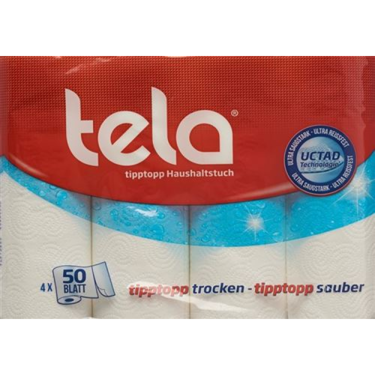 Tela paper towel Tipp Topp 4 roll 50 sheets