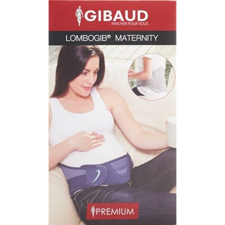 GIBAUD Lombogib Maternity szary jeden rozmiar