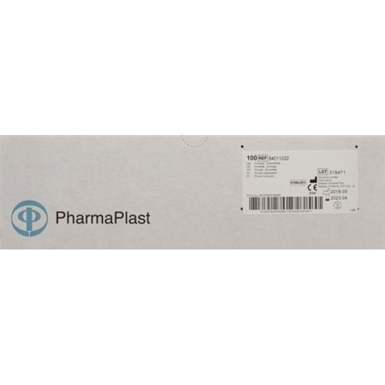 Pharmaplast Pinset Sekali Pakai 13cm Gribi steril 100 pcs