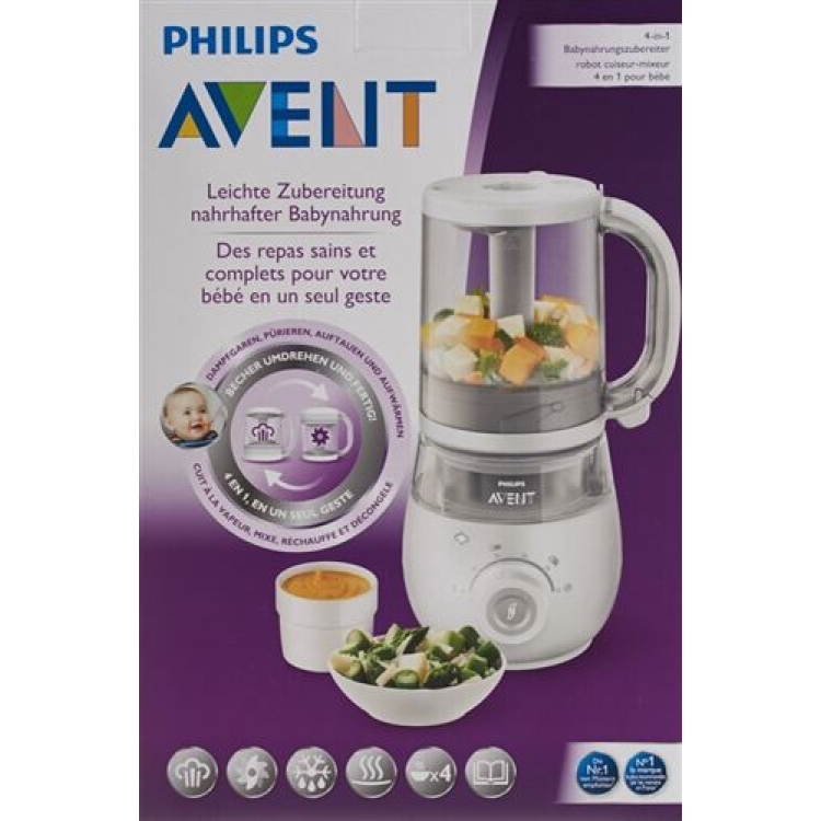 Avent Philips Combined Steamer and Blender 4-in-1