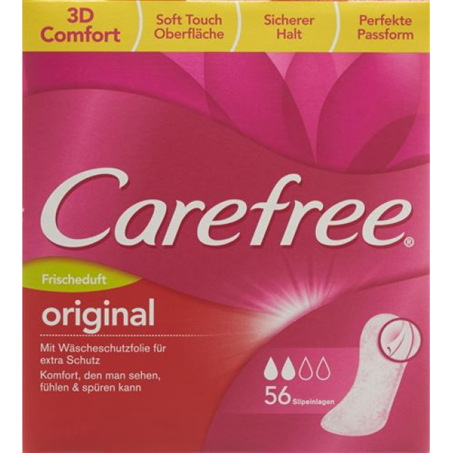 Carefree Original Fresh 56 pieces
