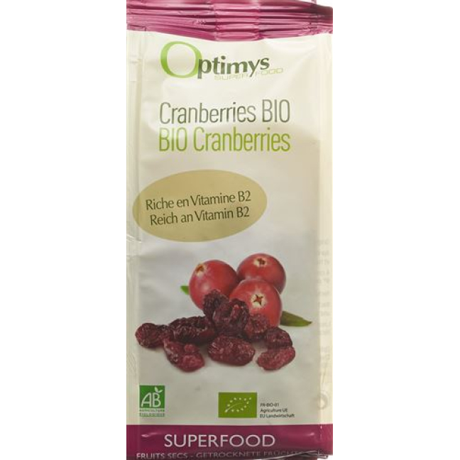 Optimys Cranberry bio 200g
