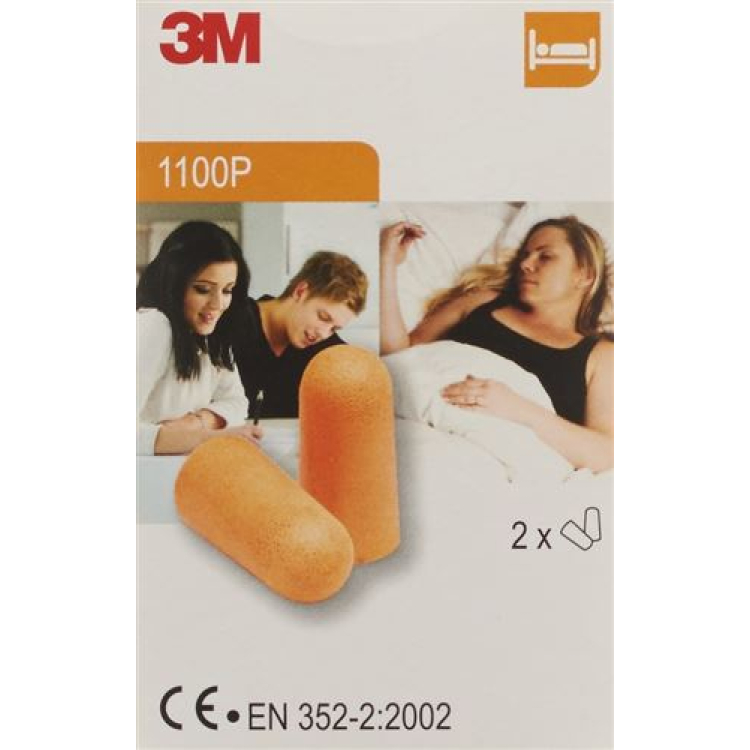 3M Earplugs pena za zaščito sluha za enkratno uporabo 4 kos