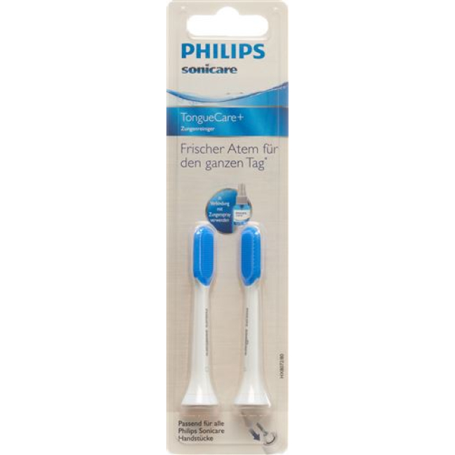 Philips Sonicare TongueCare+ tongue brushes twin pack HX8072/80