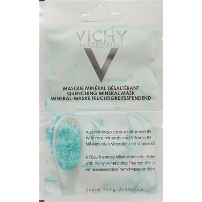 Vichy máscara mineral hidratante 2 Btl 6 ml