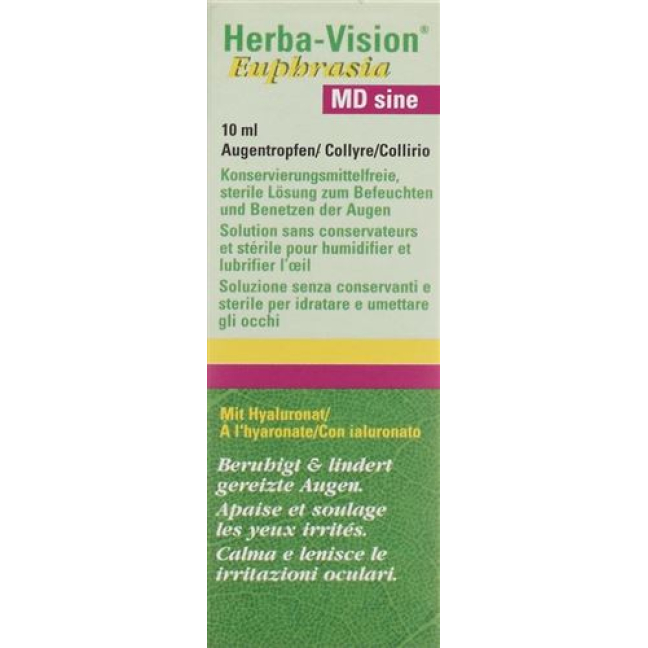 Herba Vision Euphrasia MD sine eye drops Fl 10 ml
