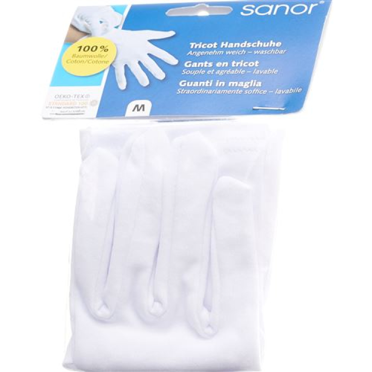 Sanor Tricot Handschuhe S 1 Paar