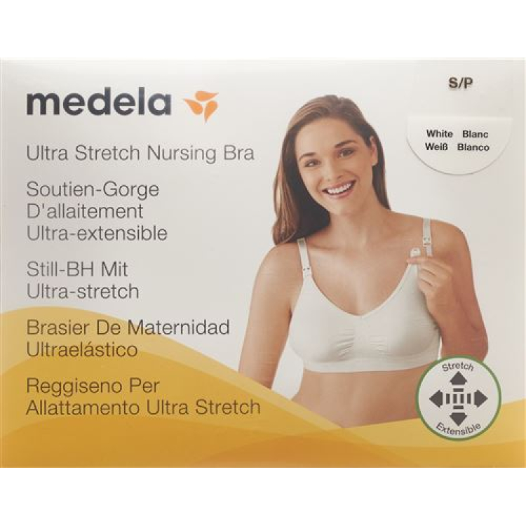 Medela Maternity Nursing Bra S White