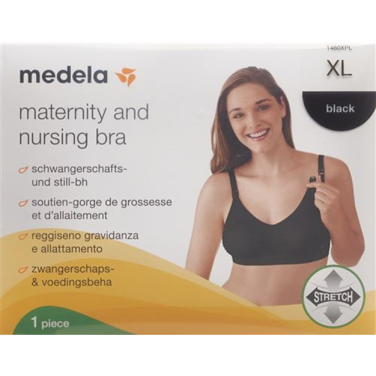 Medela maternity and nursing bra XL black