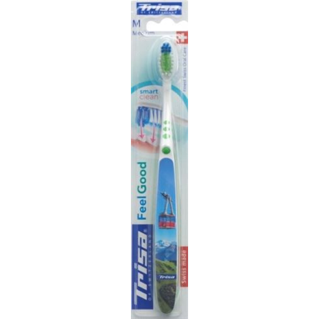 Trisa Feelgood SmartClean Brosse à dents moyenne