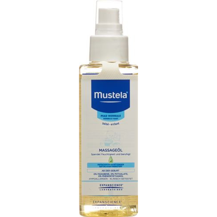 Dầu massage Mustela da thường Spr 100 ml