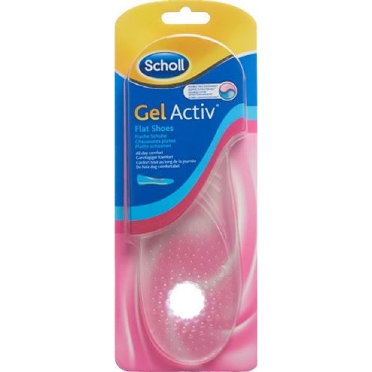 Scholl Gelactiv 깔창 35-40.5 플랫 슈즈 1켤레