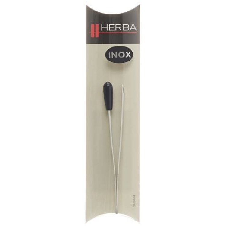 Nhíp Herba xiên Inox trắng