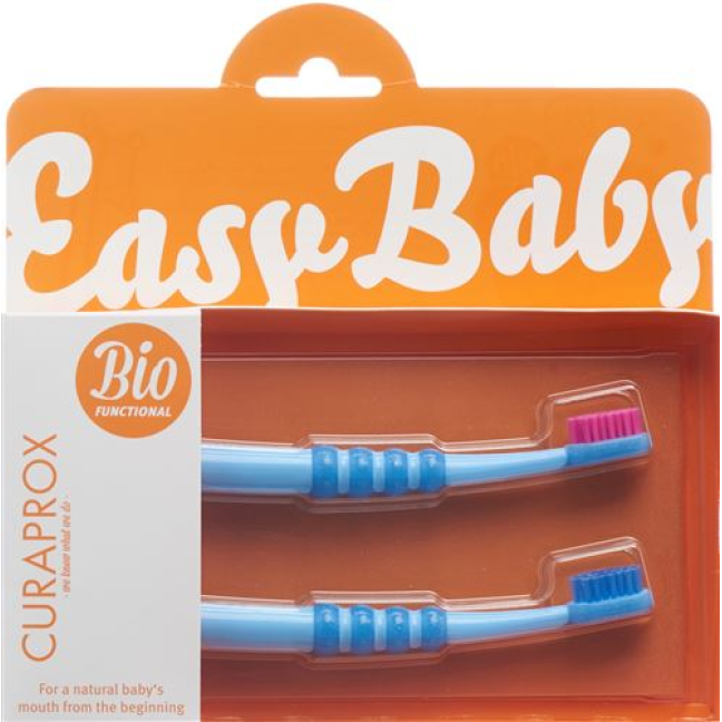 Curaprox Baby toothbrush blue double 2 pcs