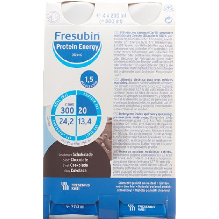 Fresubin Protein Energy DRINK chocolate 4 FlatCap 200 ml