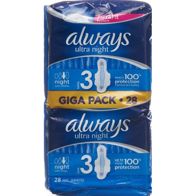 Ultra always binding Night with wings Gigapack 28 pcs