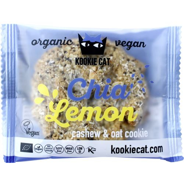 Kookie Cat Chia Lemon Cookie 50g