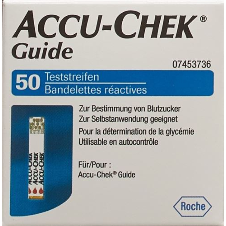 Accu-Chek тест ленти 50 бр Ръководство