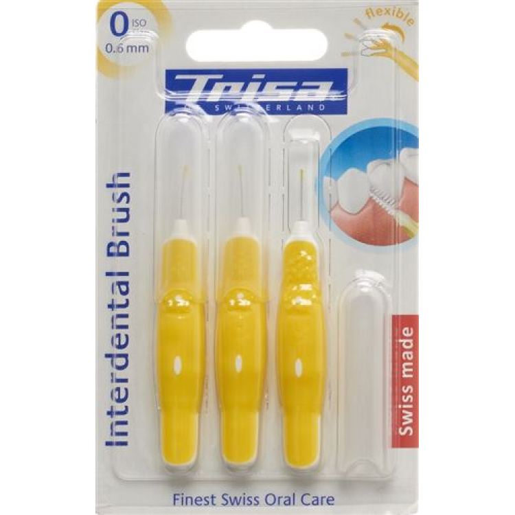 Kuas interdental Trisa ISO 0 0.6mm 3 buah