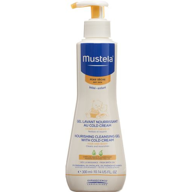 Mustela mild cleansing gel with Cold Cream dry skin 300 ml