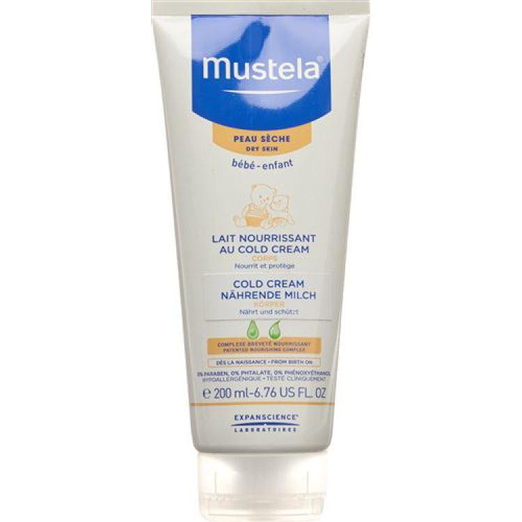 Mustela nährende Körpermilch mit Cold Cream trockene Haut 200 ml