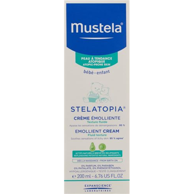Mustela Stelatopia Cream Atopic Skin 200 ml