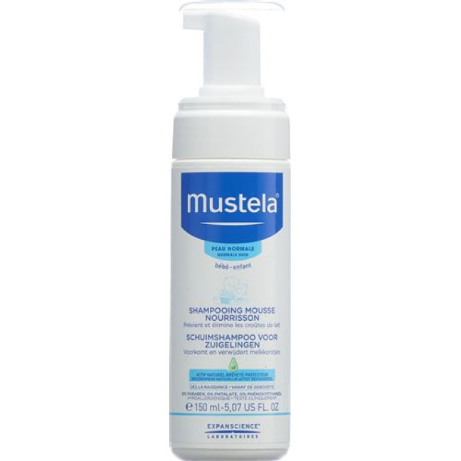 Mustela foam shampoo infants normal skin 150 ml