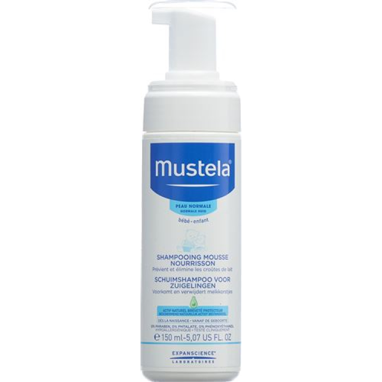 Mustela foam shampoo infants normal skin 150 ml