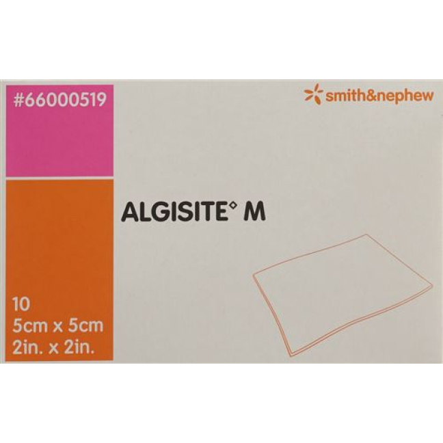 Algisitt M alginatkomprimerer 5x5cm 10 stk