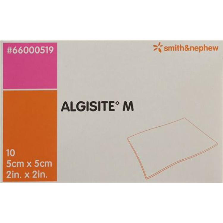 Algisite M alginato kompresai 5x5cm 10 vnt