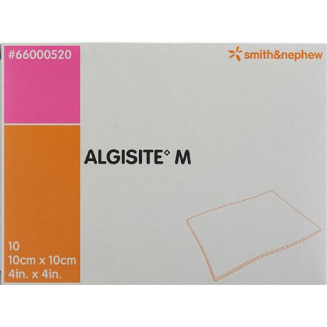 Algisite M alginaat kompressen 10x10cm 10 st