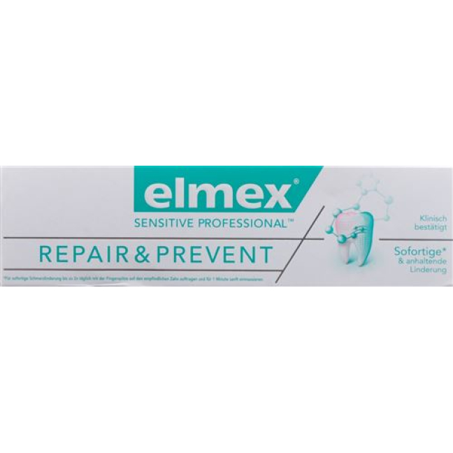 elmex SENSITIVE PROFESSIONAL REPAIR & PREVENT dantų pasta 75 ml