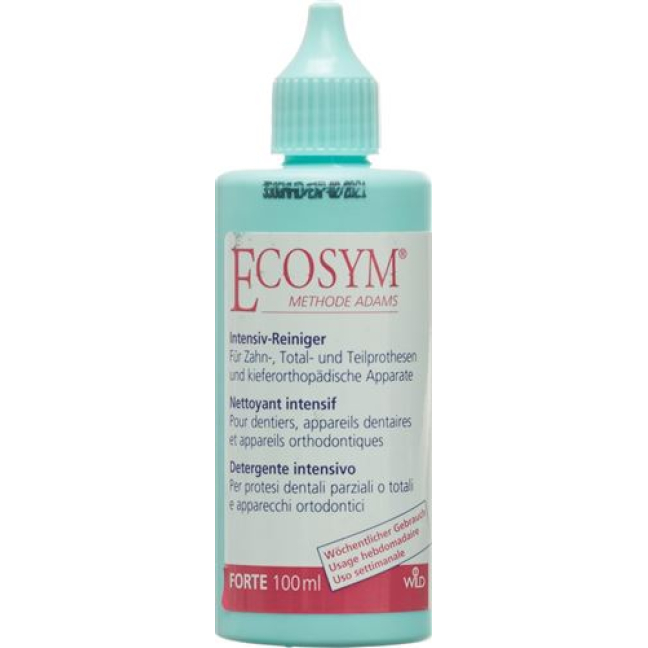 Ecosym Forte 100 ml - Care and Cleaning