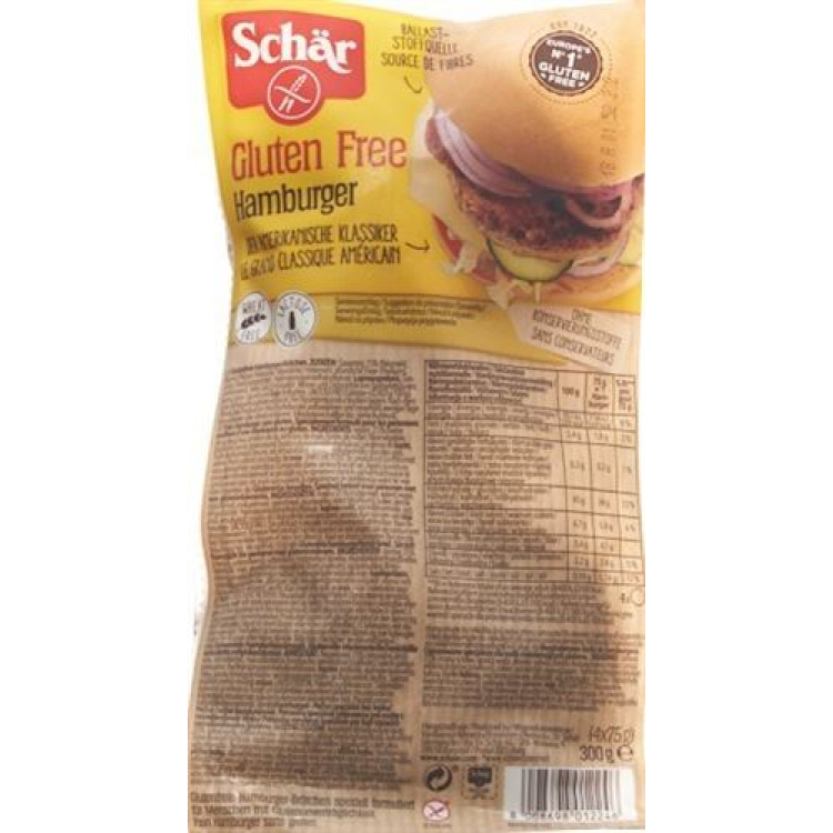 Schär Hamburger glutenfrei 4 x 75 g