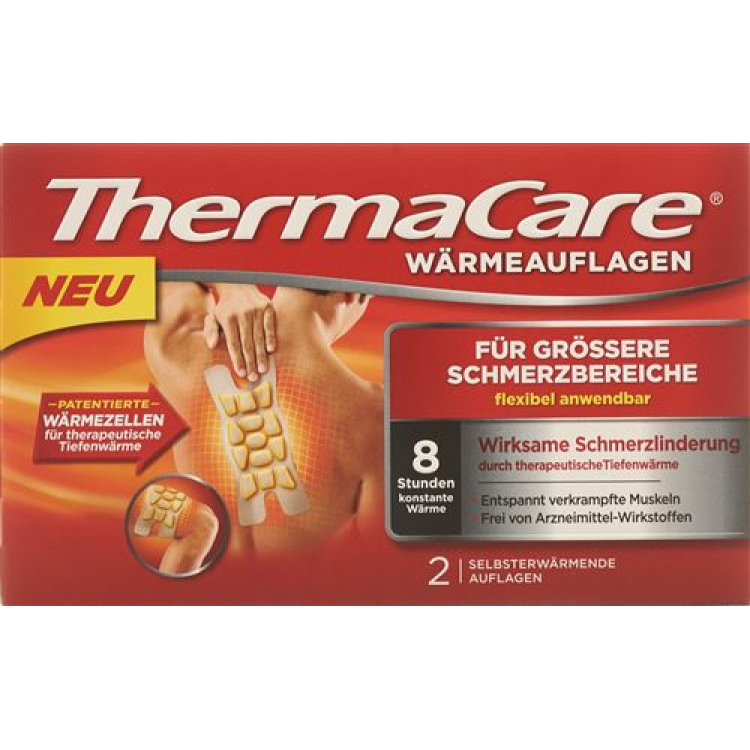 ThermaCare® Greater Pain Areas 2 pcs