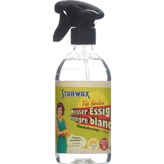 Starwax the fabulous white vinegar with lemon scent German / French 500ml