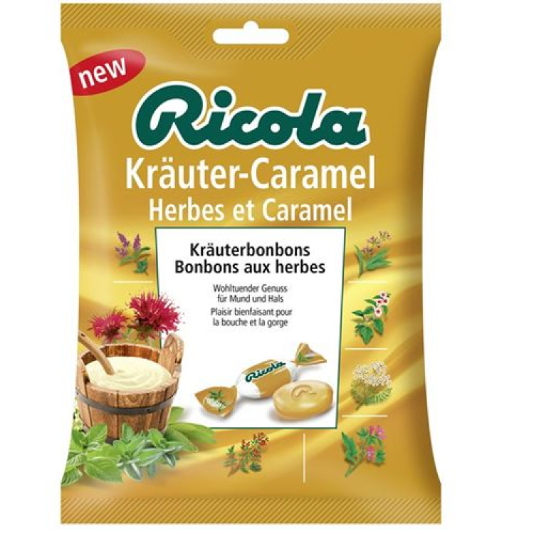 Ricola herbal caramel with sugar Battalion 125 g