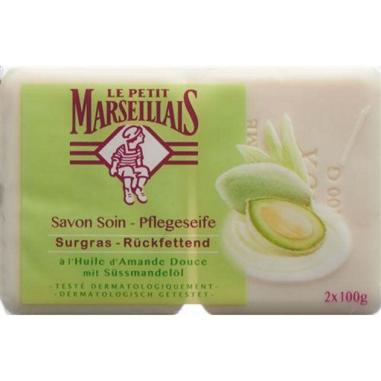 Mydlo Le Petit Marseillais sladká mandľa 2 x 100 g