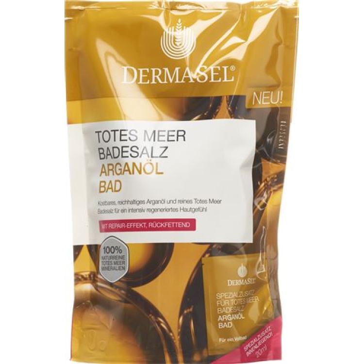 Dermasel sels de bain bataillon huile d'argan 400 g