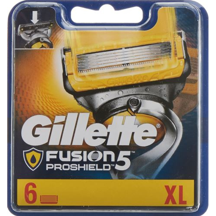 Gillette Fusion5 Proshield skin protection system blades skin grounding system Kling 6 pcs