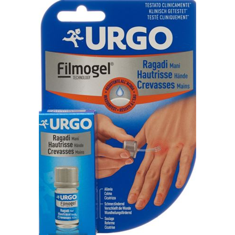 Urgo Filmogel huidscheurtjes handen Appl 3.25 ml