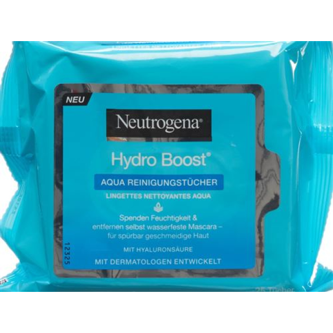Очищающие салфетки Neutrogena Hydro Boost Aqua 25 шт.