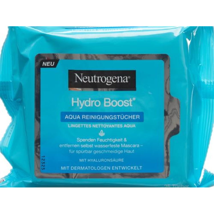 Neutrogena Hydro Boost Aqua renseservietter 25 stk