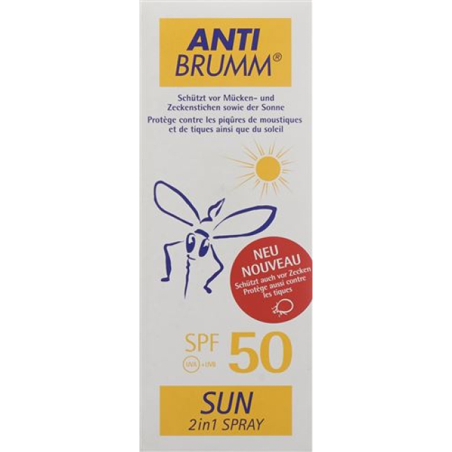 Antibrumm Sun SPF 50 2in1 purkagich Fl 150 ml