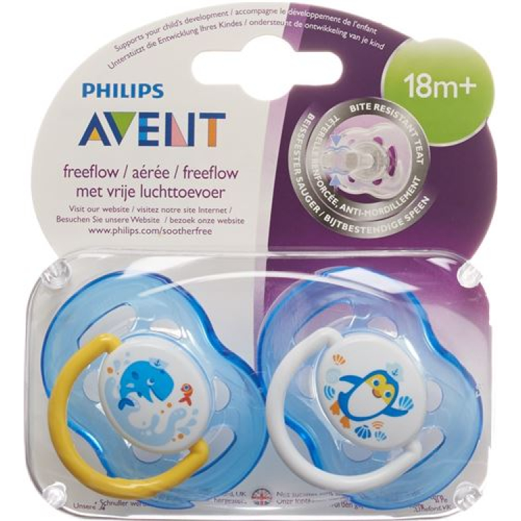 Avent Philips soother 18 months + Boy