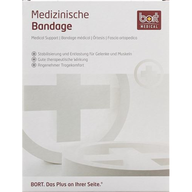BORT ankle support two-piece L -25cm skin-colored