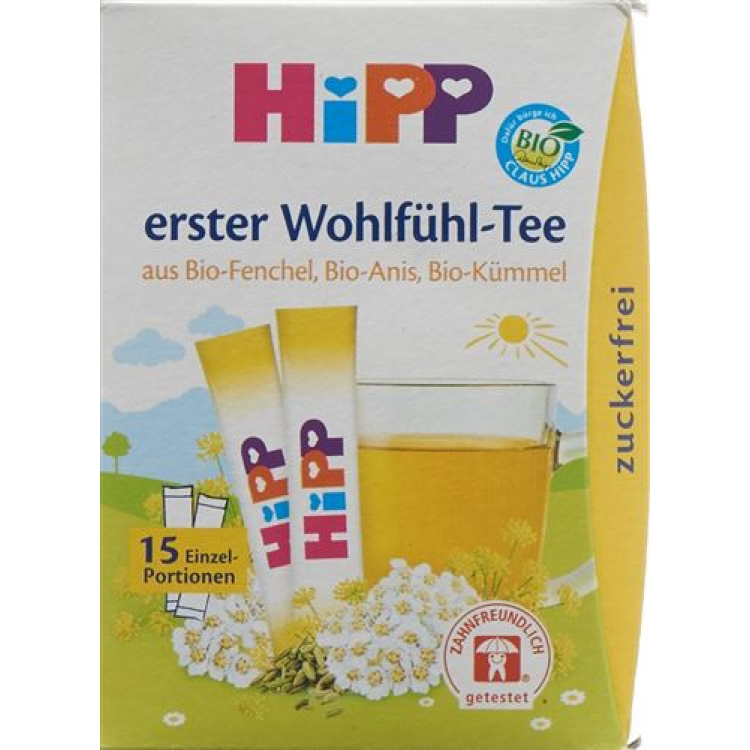 Hipp baby feel-Tea 15 sztyftów 0,36g